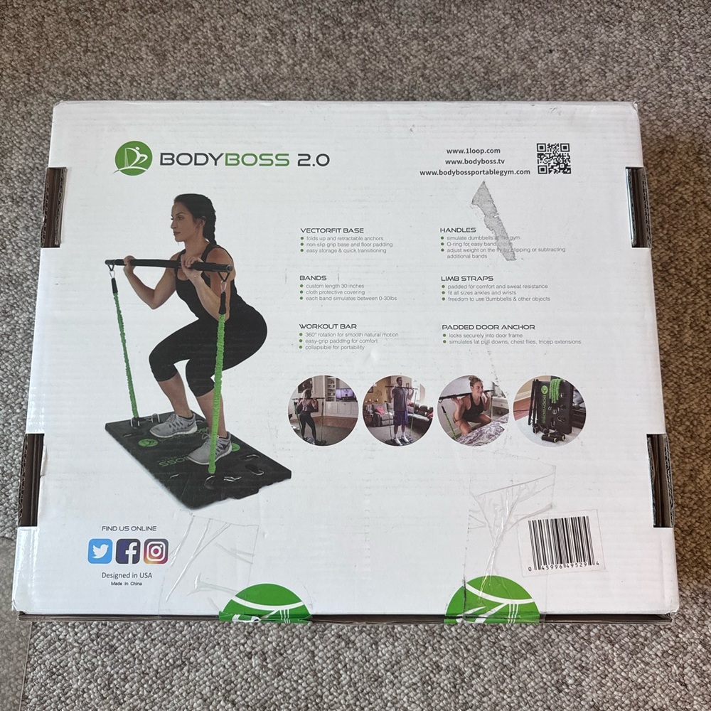 Body Boss 2.0 portable home gym